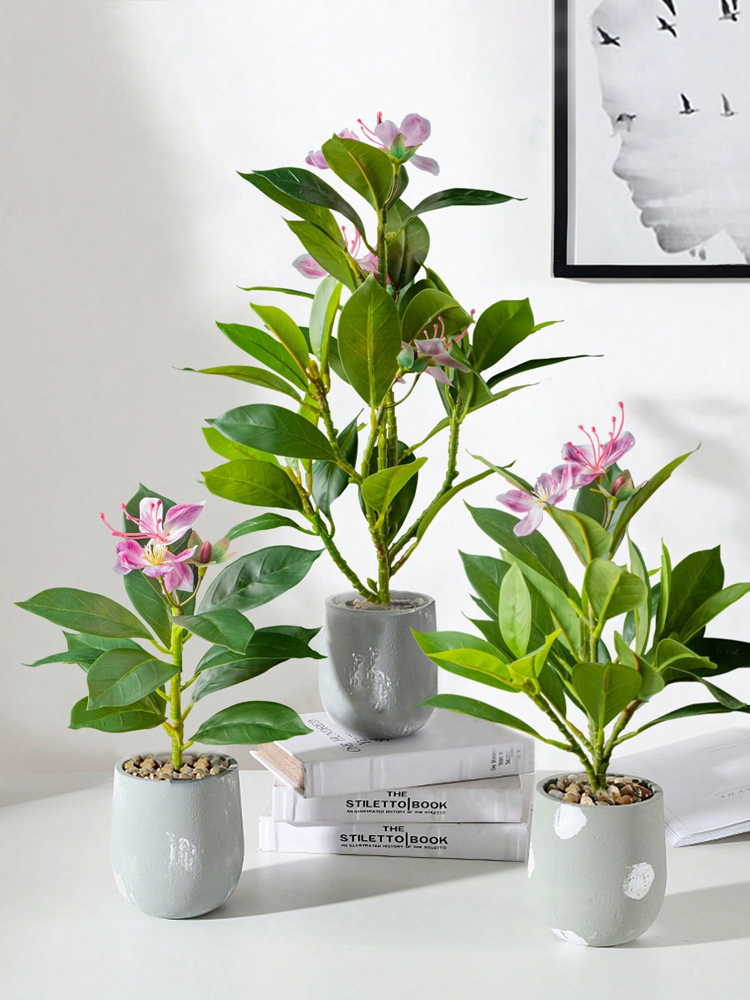 Rubber Plant Ficus - Plantes Azaleas artificielles 21-40cm, Faux arbre
