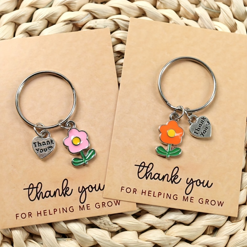 Lot de 4 porte-clés « Merci »  - Plant Parent Day avis et prix