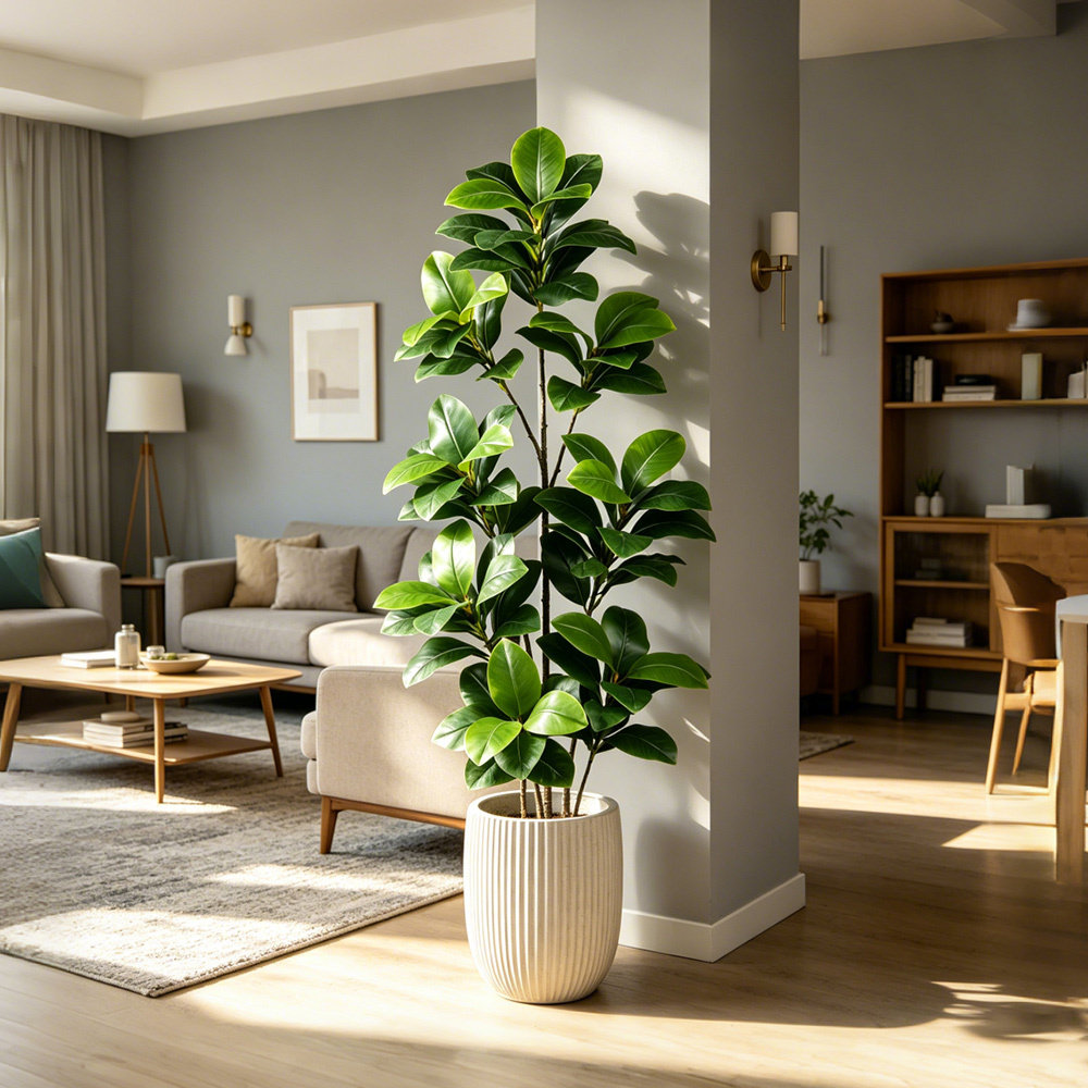 Grand arbre artificiel de type - Rubber Plant Ficus avis et prix