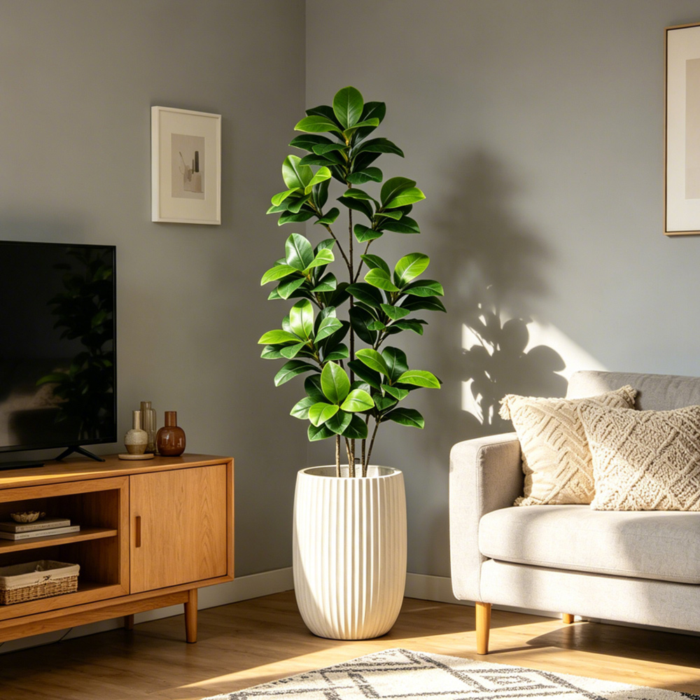 Grand arbre artificiel de type - Rubber Plant Ficus avis et prix